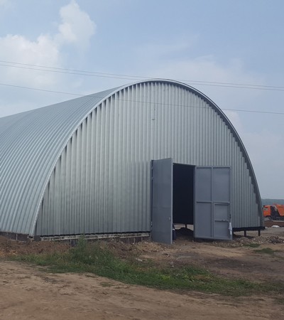 Каркасно-тентовые ангары для быстрой организации крытых помещений в Гороховце