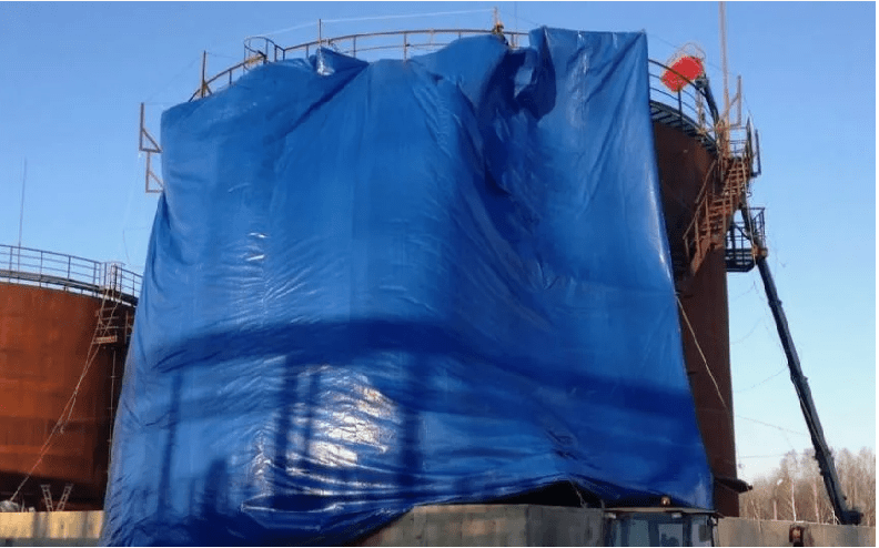 Для временных укрытий и навесов