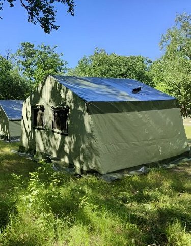 Изготавливаем солдатские палатки в Гороховце вместимостью <strong>до 70 человек</strong>
