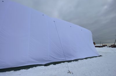 Бескаркасная палатка 10х8х5 м